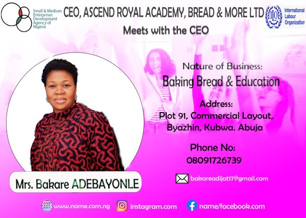 ASCEND ROYAL ACADEMY , BREAD & MORE LTD