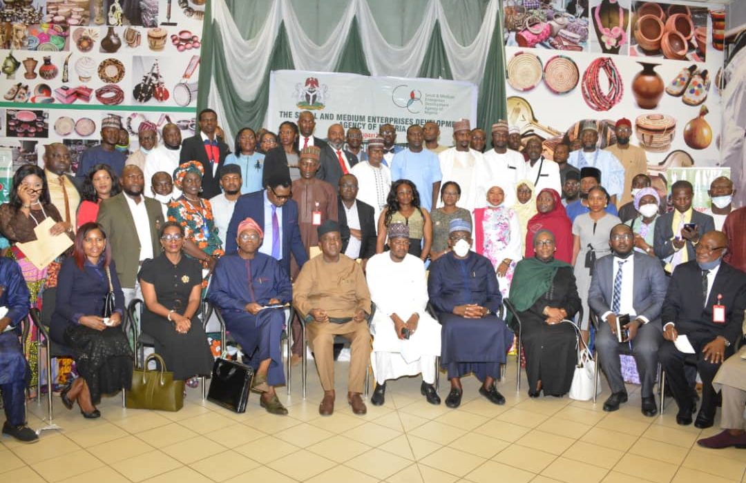 Group Photo of the DG SMEDAN AND ACCREDITED BDPS'S